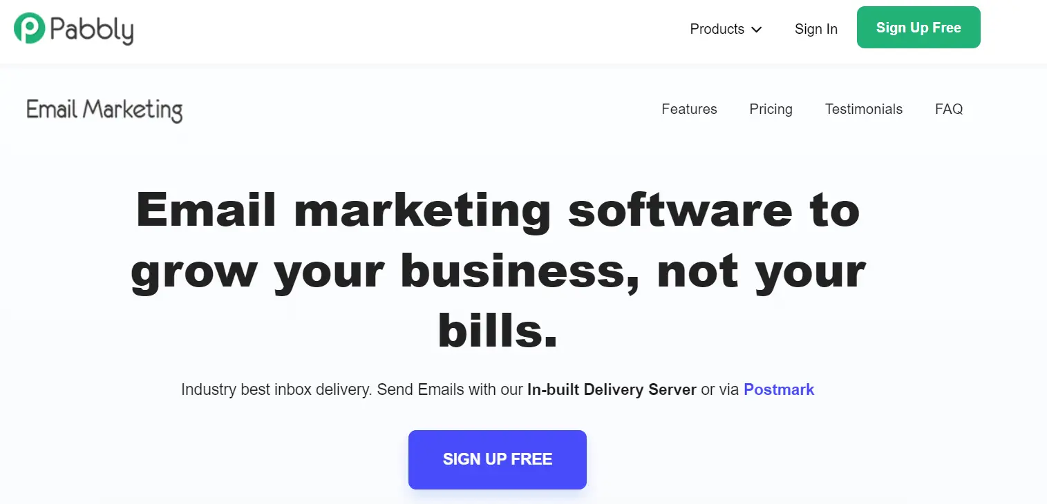 pabbly email marketing tool